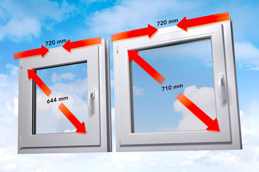 Vergleich Standard-Fenster zu energeto Fenster